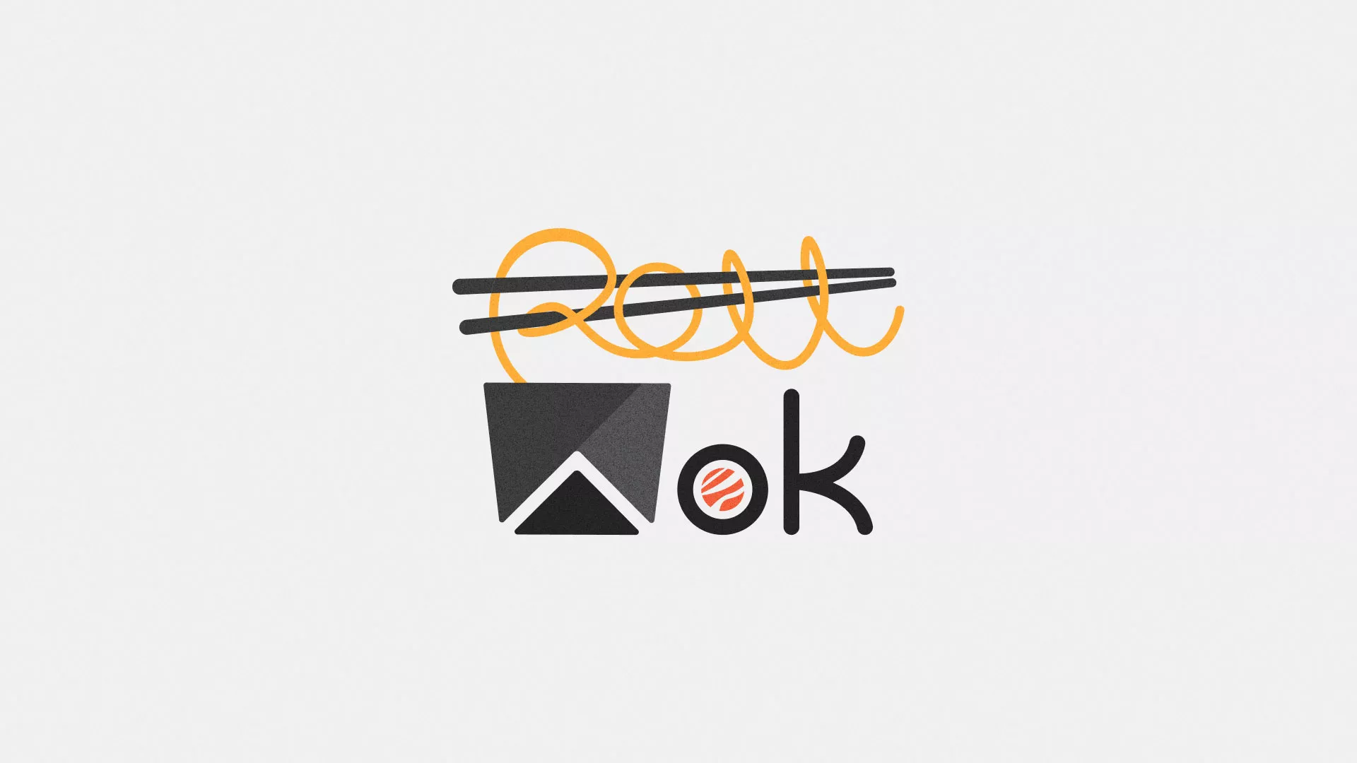 Разработка логотипа в Салавате для суши-бара «Roll Wok Club» Разработка логотипа в Салавате для суши-бара «Roll Wok Club»